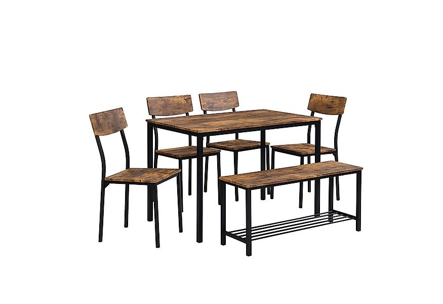 JOIVI Essgruppe 5-Teiliges Esstisch Set mit Stühle, (für Balkon & Esszimmer günstig online kaufen