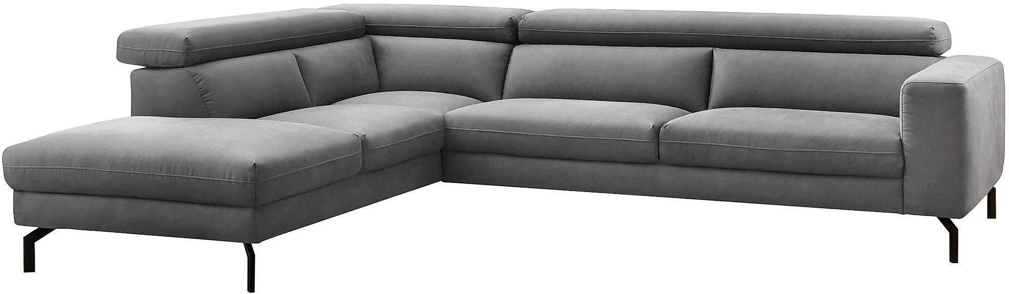 Places of Style Ecksofa "Olanta, modern und bequem, Breite 305cm, Fuß 16cm günstig online kaufen