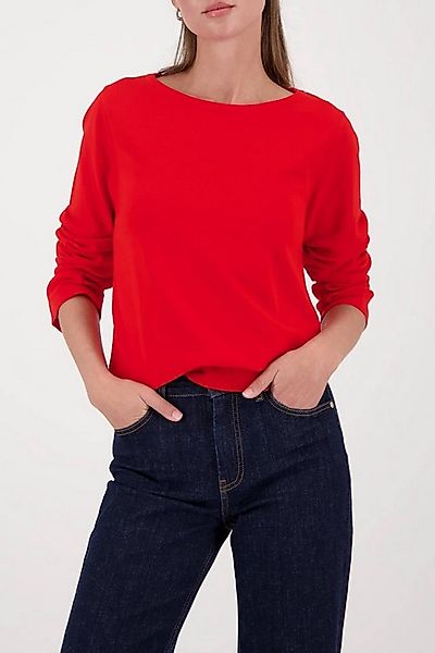 Monari Rundhalspullover 410413 Viskose-Strickpullover günstig online kaufen