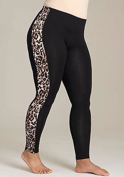 SANDGAARD Leggings "AMSTERDAM" mit stylischem Leo-Muster an der Seite, Somm günstig online kaufen