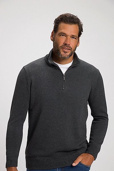 JP1880 Rundhalspullover bis 7XL Troyer aus Strick Pullover mit Stehkragen günstig online kaufen