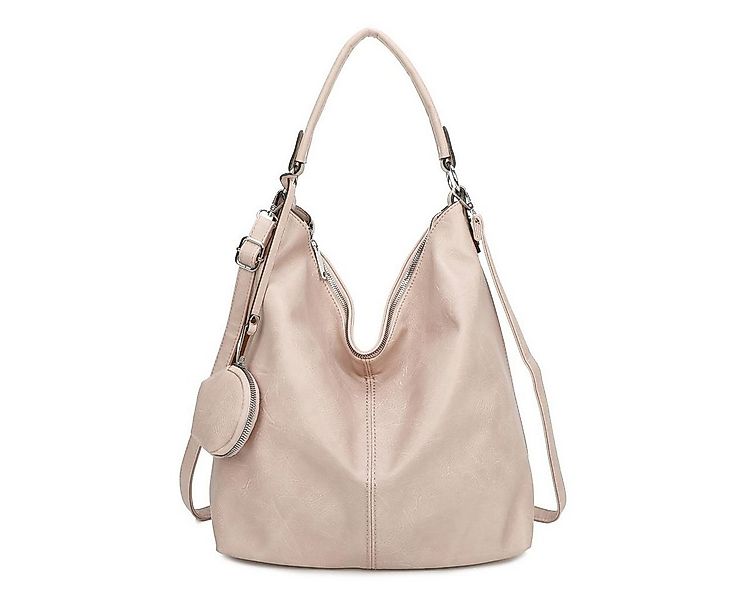 ITALYSHOP24 Schultertasche XXL DAMEN TASCHE SHOPPER Hobo Cross Bag Reisetas günstig online kaufen