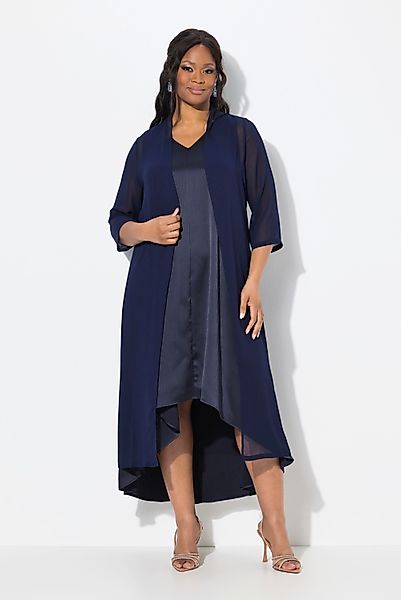Ulla Popken Sommerjacke Chiffonjacke Schalkragen lange günstig online kaufen