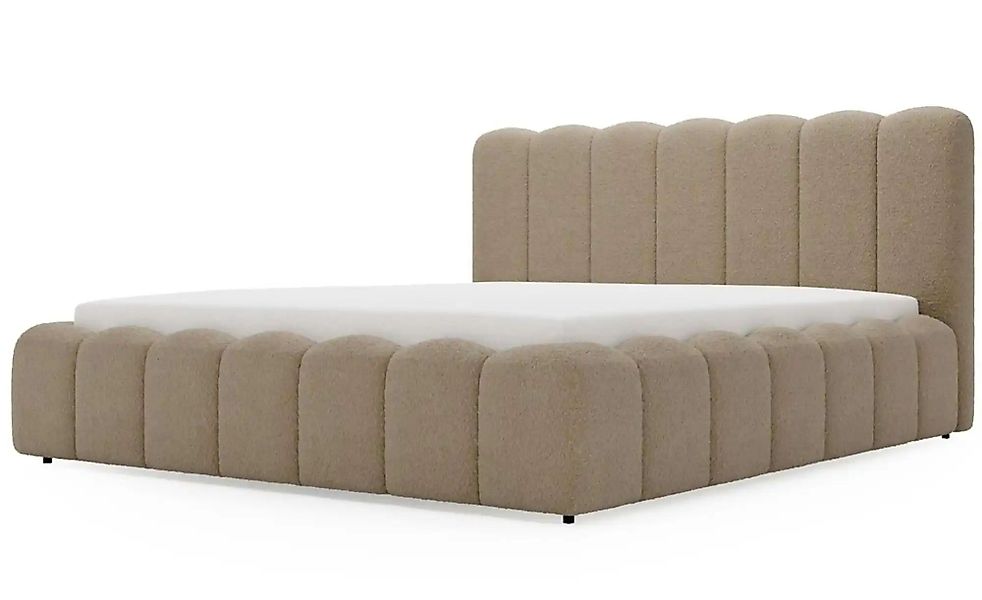 Polsterbett mit Stauraum Smile ¦ braun ¦ Maße (cm): B: 204 H: 107 Betten > günstig online kaufen