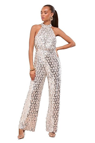 LIPSY Jumpsuit Lipsy Neckholder-Jumpsuit mit Pailletten, Petite (1-tlg) günstig online kaufen