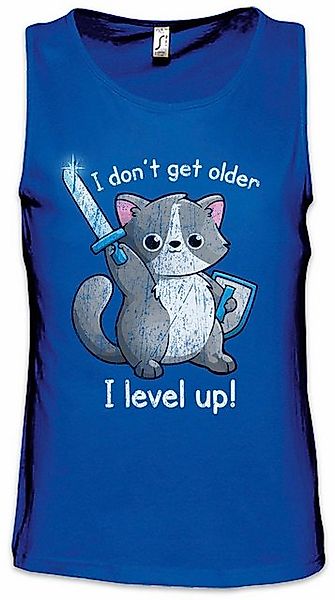 Urban Backwoods Tanktop I Don't Get Older I Level Up Cat Ärmelloses T-Shirt günstig online kaufen
