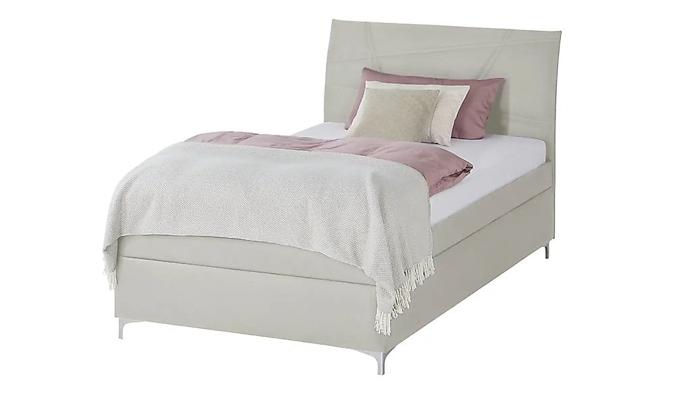 Polsterbett  Lerryn ¦ grau ¦ Maße (cm): B: 126 H: 110 Betten > Komfortbette günstig online kaufen