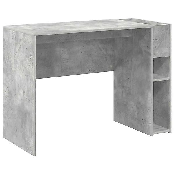 vidaXL Schreibtisch Beton Grau 109 x 50 x 78 cm Holzwerkstoff 891203 günstig online kaufen