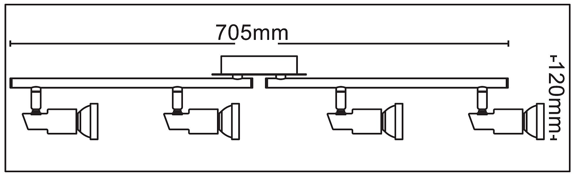 TRANGO LED Deckenspots, 3-flammig 2890-038-5W LED günstig online kaufen