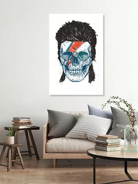 Poster / Leinwandbild - Bowie's Skull günstig online kaufen
