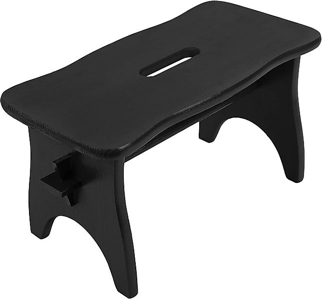 Creative Deco Fußhocker Fußbank Holz 38 x 19 x 21 cm Tritthocker Kinderhock günstig online kaufen