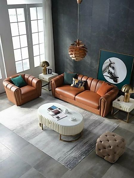 JVmoebel Sofa Sofagarnitur 3+1 Sitzer Klassische Wohnlandschaft Sofas, Made günstig online kaufen