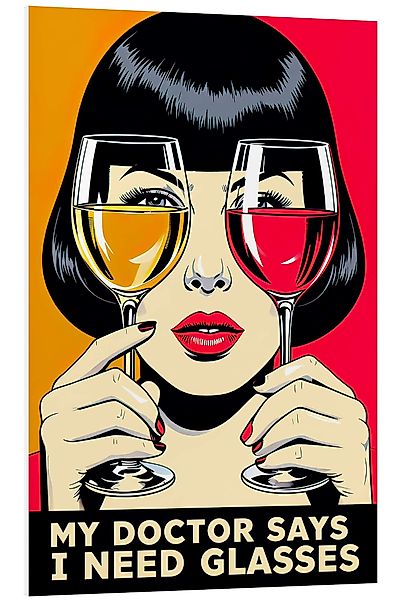 Posterlounge Wandbild My doctor says I günstig online kaufen