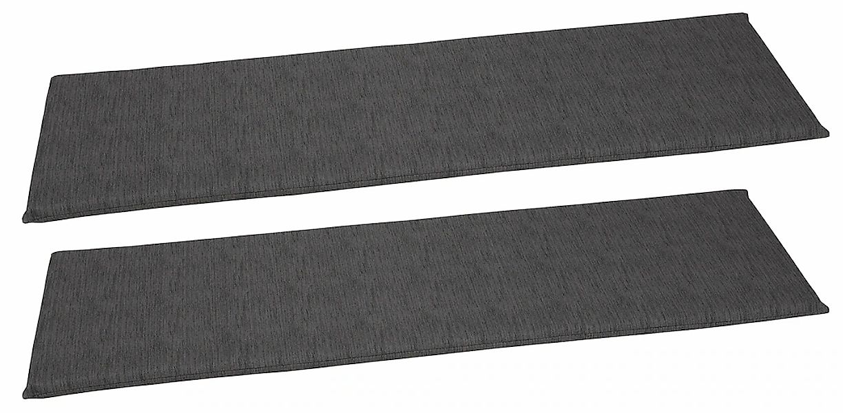 GO-DE Bankauflage GO-DE Biergarnitur-Auflagenset anthrazit 220 x 25, OEKO-T günstig online kaufen