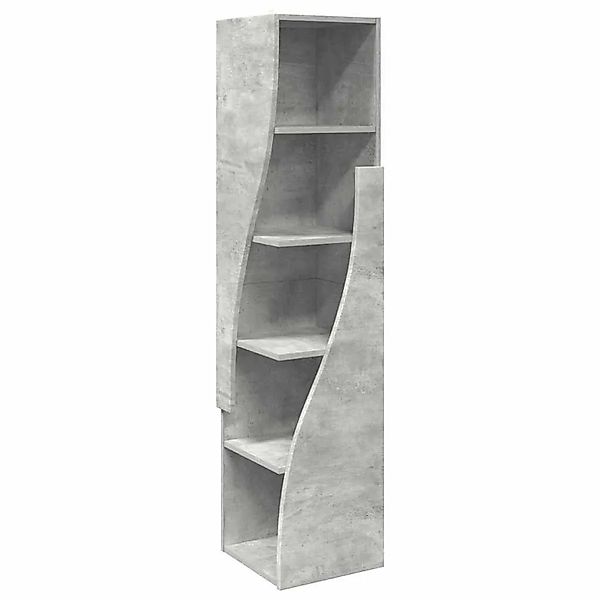 vidaXL Eckschrank Beton Grau 32x32x140cm Holzwerkstoff 889878 günstig online kaufen