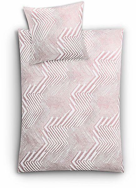 Kleine Wolke Bettwäsche "Macra" 2 Stk. mit grafischem Print günstig online kaufen