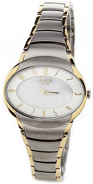 Boccia Quarzuhr Damenuhr Titanuhr - Boccia Modell: 3255-04 günstig online kaufen