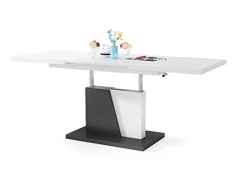 Mazzoni Couchtisch Grand Noir Weiß / günstig online kaufen