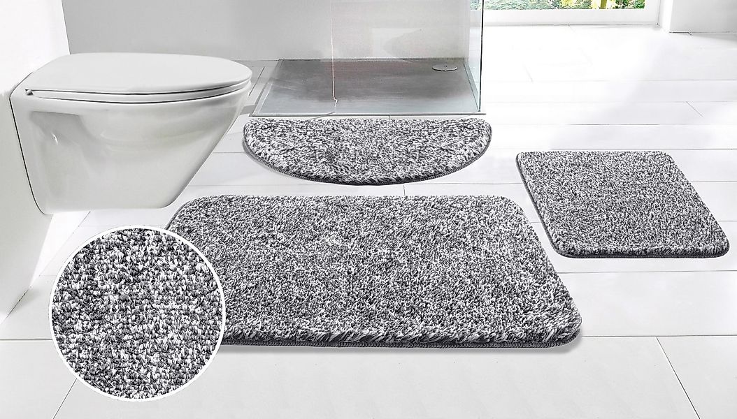 my home Badematte Vanessa meliert, Badvorleger, günstig online kaufen