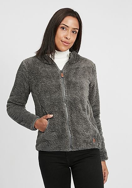OXMO Kapuzensweatjacke OXTelsa Sweatshirtjacke aus Teddy-Fleece günstig online kaufen
