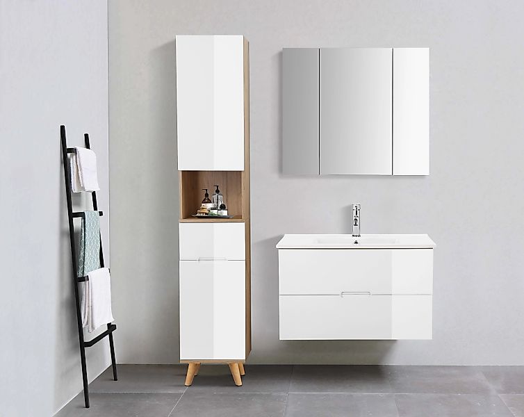 andas Spiegelschrank "Lund Bad Spiegel WC Wandspiegel Badezimmerspiegel ohn günstig online kaufen