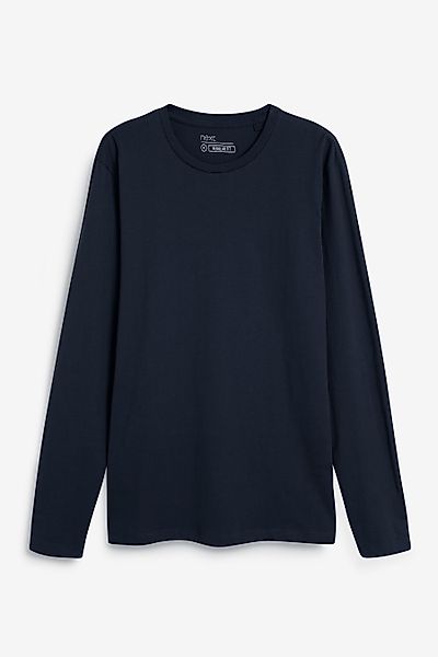 Next Langarmshirt Rundhalsshirt – Slim Fit günstig online kaufen