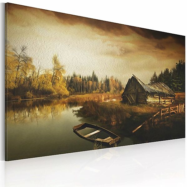 Wandbild - Idyllic village günstig online kaufen