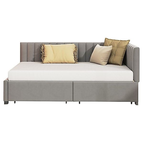 REDOM Polsterbett Schlafsofa, Multifunktionsbett (90x200 cm, mit Stauraumsc günstig online kaufen