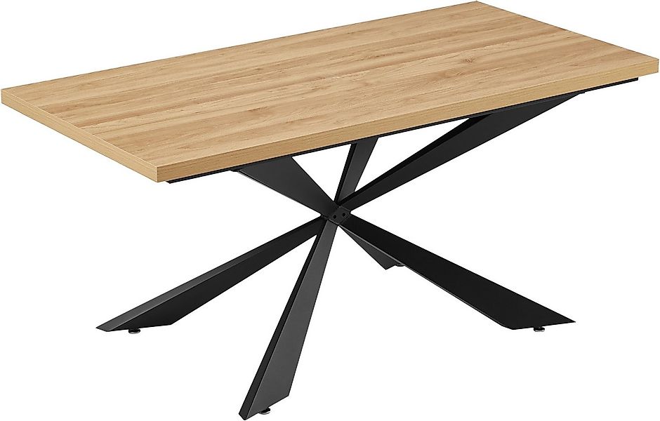 OTTO home Esstisch Cusey, Melaminbeschichtung mit naturgetreuer Holzmaserun günstig online kaufen