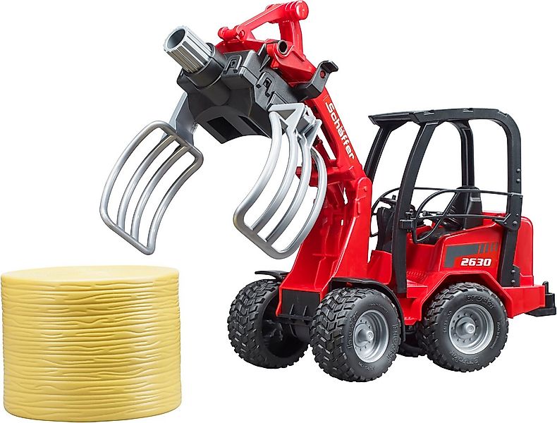 Bruder® Spielzeug-Landmaschine Schäffer Hoflader 2630/Ballengreifzange/Rund günstig online kaufen