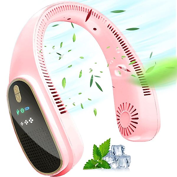 Senmudi Mini USB-Ventilator Tragbarer Hals-Ventilator, 2 günstig online kaufen
