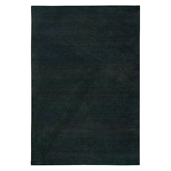 Northern - Row Neuseeland-Wollteppich 200x300cm - dunkelgrün/LxBxH 300x200x günstig online kaufen