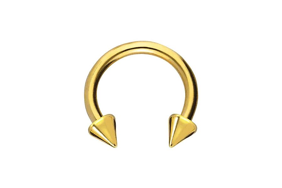 PIERCINGLINE Nasenpiercing Chirurgenstahl Hufeisenring SPITZEN (Hufeisen-Ri günstig online kaufen