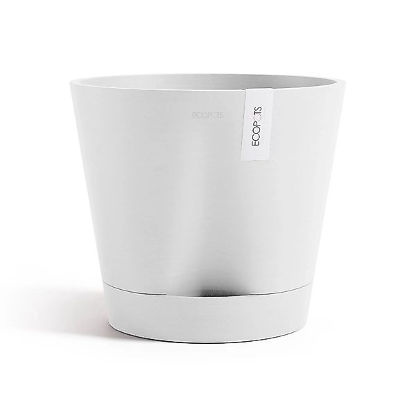 Ecopots Pflanztopf Venice 2 Weiß 30 cm x 26,3 cm günstig online kaufen