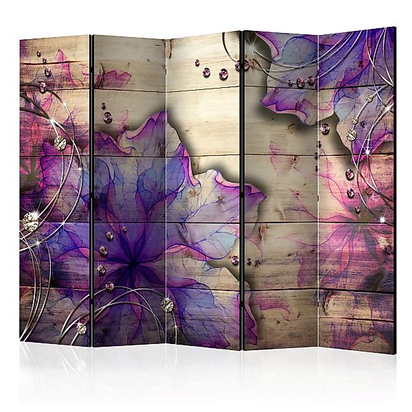 5-teiliges Paravent - Purple Memory Ii [room Dividers] günstig online kaufen