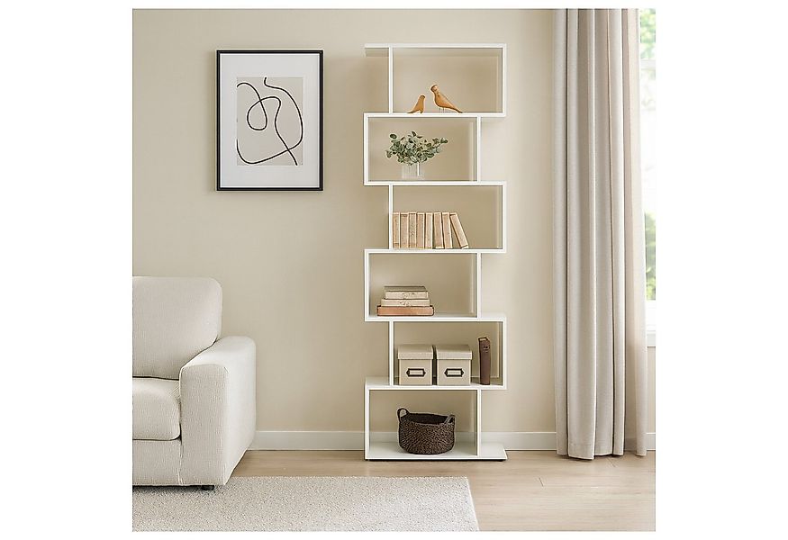HTI-Living Bücherregal Regal 70x189 Thekla Weiß, Stück 1-tlg., Standregal m günstig online kaufen
