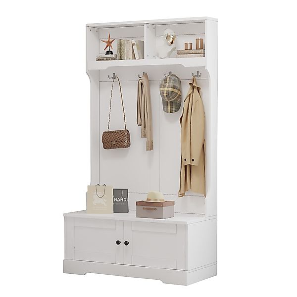 MODFU Garderoben-Set Kleiderständer, Garderobe, Schuhschrank, (Eingangsschr günstig online kaufen