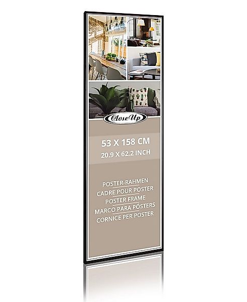 Close Up Bilderrahmen Posterrahmen 53 x 158 cm schwarz günstig online kaufen