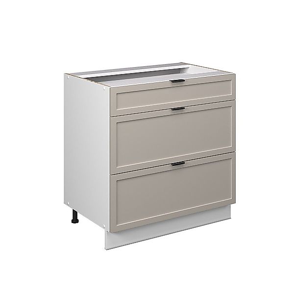 Vicco Unterschrank Fame-Line, GrauBeige/Weiß, 80 cm günstig online kaufen