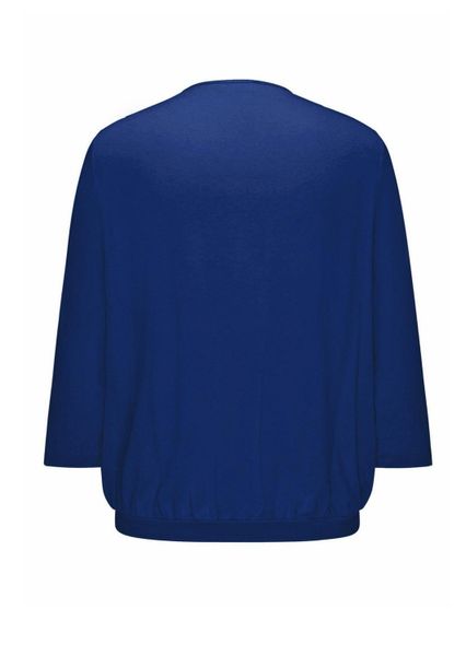 GOLDNER Kurzarmbluse Kurzgröße: Chiffon-Shirt mit 3/4-Arm, günstig online kaufen