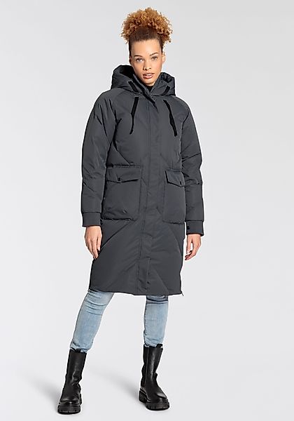 Polarino Daunenmantel im Oversize-Fit, wasserabweisend, atmungsaktiv günstig online kaufen