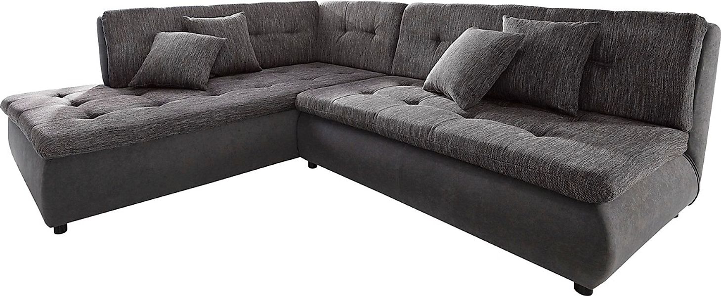 Trends by HG Ecksofa »Pool L-Form«, wahlweise mit Bettfunktion, frei im Rau günstig online kaufen