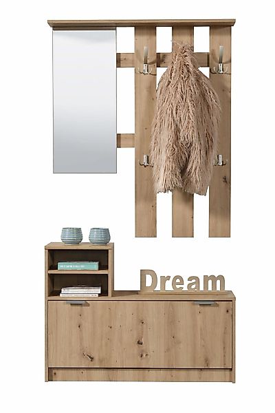 INOSIGN Garderoben-Set »Ravenna Flurgarderobe, Dielenschrank, Kompaktgarder günstig online kaufen