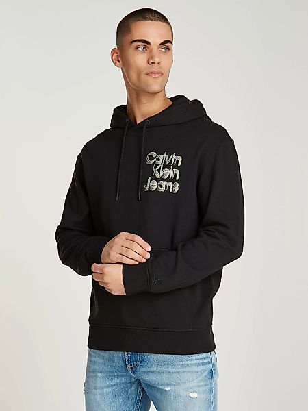 Calvin Klein Jeans Kapuzensweatshirt STACKED EUPHORIC LOGO HOODIE mit Logos günstig online kaufen