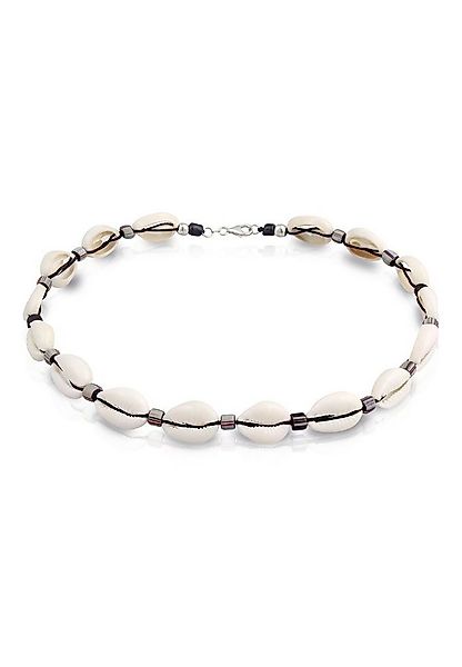 Kuzzoi Silberkette Kauri Muschel Beach Surfer Festival 925 Silber, Muschel günstig online kaufen