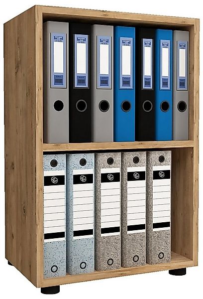 VCM Standregal Holz Büro Regal Bücher Ordner Aktenregal Ulas 2f günstig online kaufen
