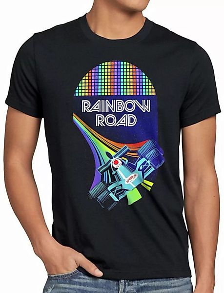 style3 Print-Shirt Herren T-Shirt Rainbow Road double dash kart tour gp mar günstig online kaufen