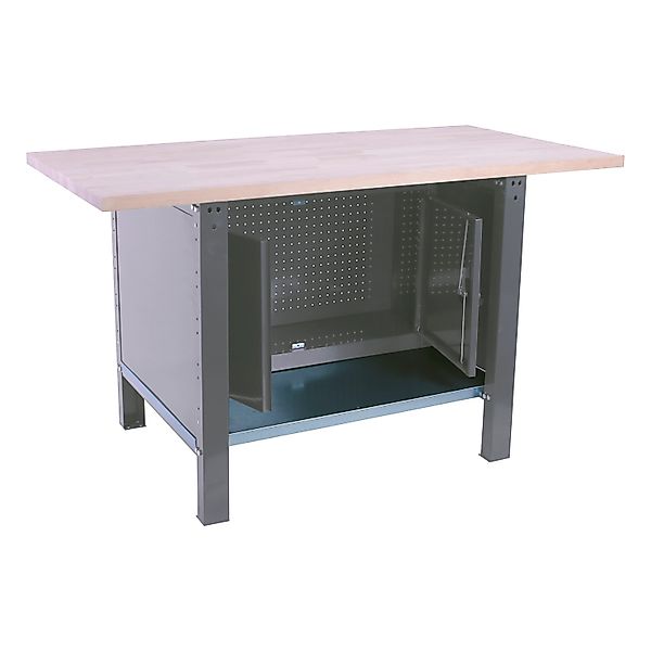 PROREGAL Werkbank BUFFALO WOOD Mit Schrank HxBxT 86,5x150x75cm Traglast 100 günstig online kaufen