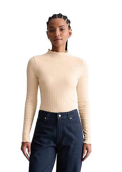 Marc O'Polo DENIM Langarmshirt aus Bio-Baumwoll-Mix günstig online kaufen