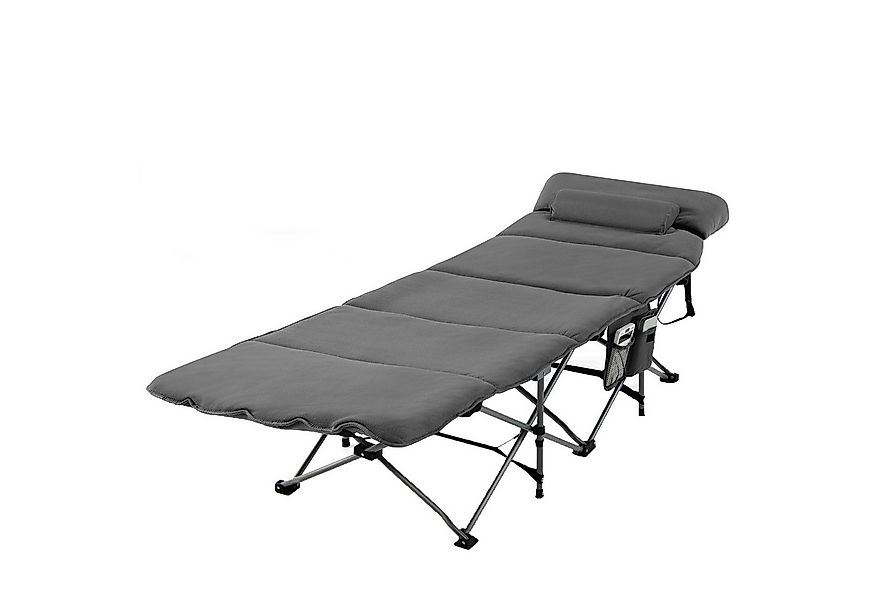 COSTWAY Feldbett Campingbett klappbar, mit Matratze & Kissen günstig online kaufen